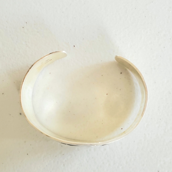 Sterling silver 925 Bangle Bracelet made in Mexico - Picture 4 of 6